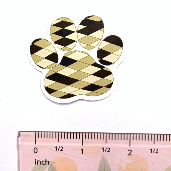 Paw Print Vinyl Sticker - Picture 2 of 2